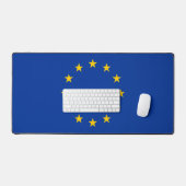 European Union flag custom desk mat (Keyboard & Muis)