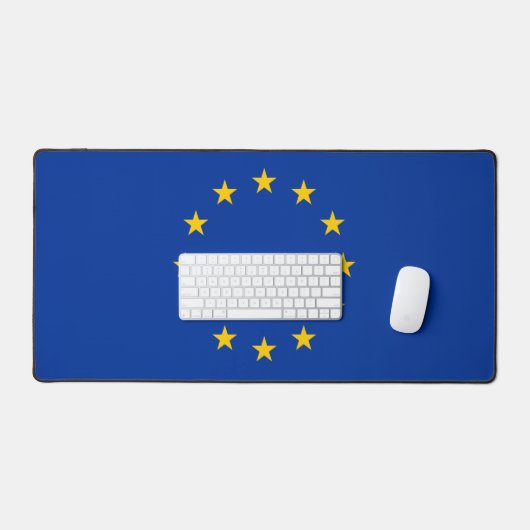 European Union flag custom desk mat (Keyboard & Muis)