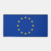 European Union flag custom desk mat (Voorkant)