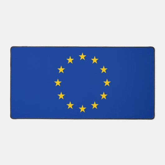 European Union flag custom desk mat (Voorkant)