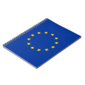 European Union flag custom spiral notebook Notitieboek (Linkerzijde)