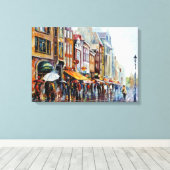 EuropeanCitiesSchilderd door Fan Art Canvas Afdruk (Insitu (Houten vloer))