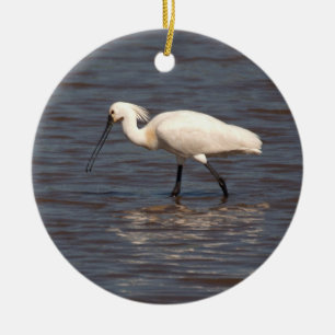 Europees-Aziatische Spoonbill Keramisch Ornament