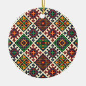  Europees borduurwerk Abstract patroon Keramisch Ornament (Voorkant)