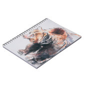 Europees bruin Beer 2001 Notitieboek (Linkerzijde)