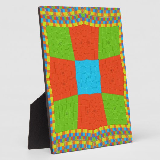 Europees etnisch stammenpatroon fotoplaat (Zijkant)