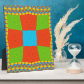 Europees etnisch stammenpatroon fotoplaat (Zijkant)