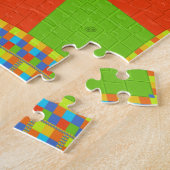 Europees etnisch stammenpatroon legpuzzel (Zijkant)