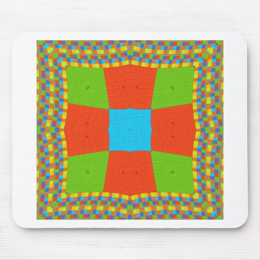 Europees etnisch stammenpatroon muismat (Voorkant)