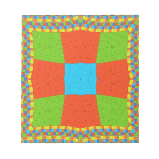 Europees etnisch stammenpatroon notitieblok (Voorkant)