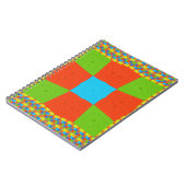 Europees etnisch stammenpatroon notitieboek (Linkerzijde)