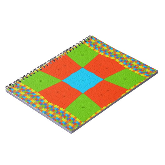 Europees etnisch stammenpatroon notitieboek (Linkerzijde)