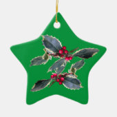 Europees Holly Ornament (Voorkant)