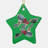 Europees Holly Ornament (Links)