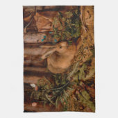 Europees Jaar van het schilderen van konijn 2023 H Theedoek (Verticaal)