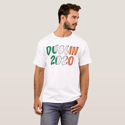 Europees kampioenschap Dublin 2020 T-shirt (Voorkant volledig)