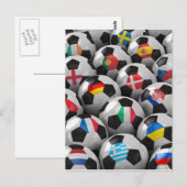 Europees kampioenschap voetbal 2012 briefkaart (Voorkant / Achterkant)