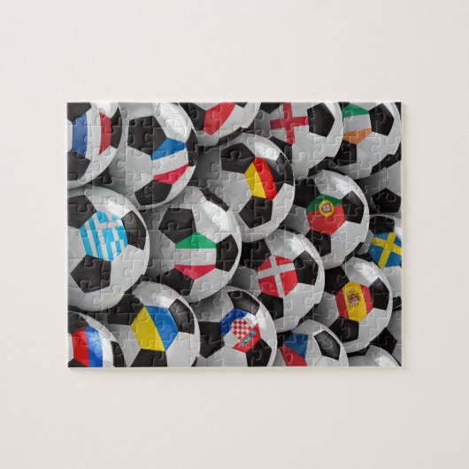 Europees kampioenschap voetbal 2012 legpuzzel (Horizontaal)