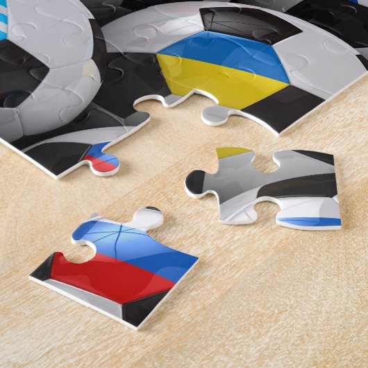 Europees kampioenschap voetbal 2012 legpuzzel (Zijkant)