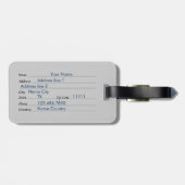 Europees kampioenschap voetbal Football 2016 Bagagelabel (Achterkant horizontaal)