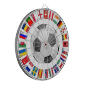 Europees kampioenschap voetbal Football 2016 Dartbord (Voorkant Links)