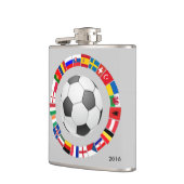 Europees kampioenschap voetbal Football 2016 Heupfles (Links)