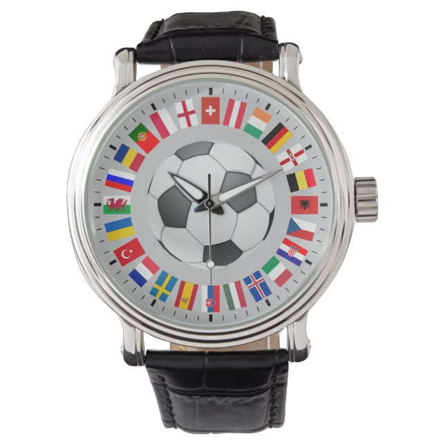 Europees kampioenschap voetbal Football 2016 Horloge (Voorkant)