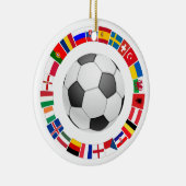 Europees kampioenschap voetbal Football 2016 Keramisch Ornament (Rechts)