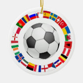 Europees kampioenschap voetbal Football 2016 Keramisch Ornament (Voorkant)