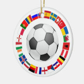 Europees kampioenschap voetbal Football 2016 Keramisch Ornament (Links)