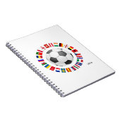 Europees kampioenschap voetbal Football 2016 Notitieboek (Rechterzijde)