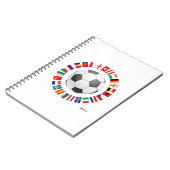 Europees kampioenschap voetbal Football 2016 Notitieboek (Linkerzijde)