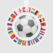 Europees kampioenschap voetbal Football 2016 Ornament (achterkant)