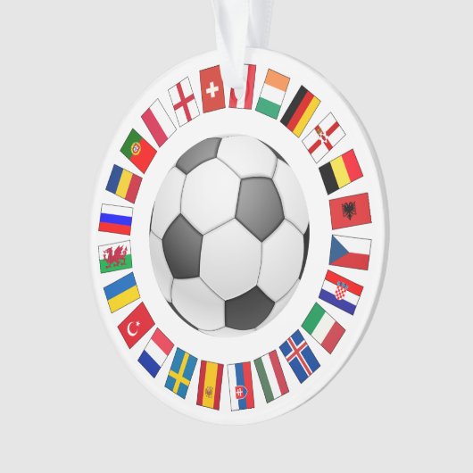 Europees kampioenschap voetbal Football 2016 Ornament (voorkant)