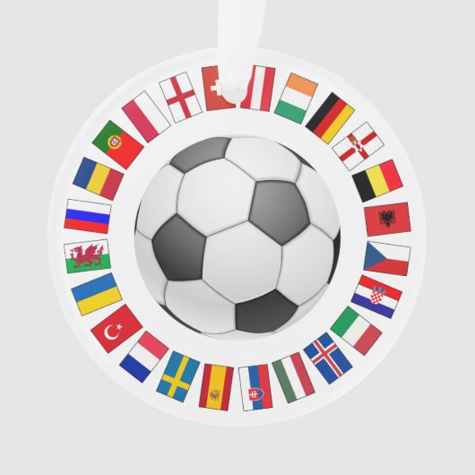 Europees kampioenschap voetbal Football 2016 Ornament (voorkant)