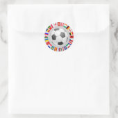 Europees kampioenschap voetbal Football 2016 Ronde Sticker (Tas)