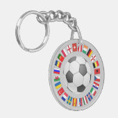 Europees kampioenschap voetbal Football 2016 Sleutelhanger (Voorkant Links)