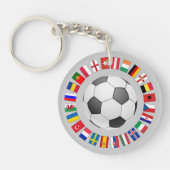 Europees kampioenschap voetbal Football 2016 Sleutelhanger (Voorkant)