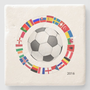 Europees kampioenschap voetbal Football 2016 Stenen Onderzetter