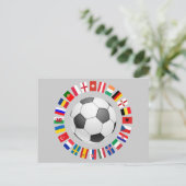 Europees kampioenschap voetbal Football Briefkaart (Staand voorkant)