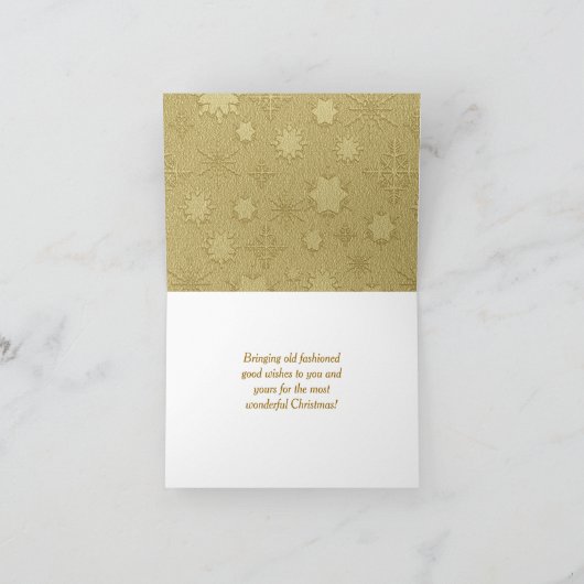  Europees kerstfeest Feestdagen Kaart (Binnen)