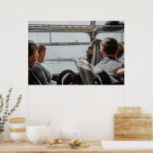 Europees landelijk gebied Bus Ride 1968 Poster (Keuken)