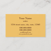 europees model voor visitekaartjes voor straatschr (Achterkant)