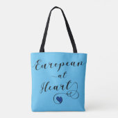 Europees op het hart, Europa, eurofiel Tote Bag (Achterkant)