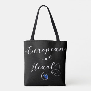 Europees op het hart, Europa, eurofiel Tote Bag