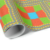 Europees patroon cadeaupapier (Rol Hoek)