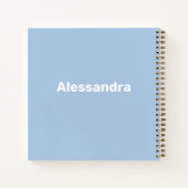 Europees reismeisje in Venetië Notitieboek (Achterkant)