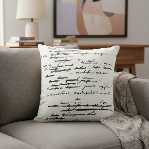 Europees schrift kussen