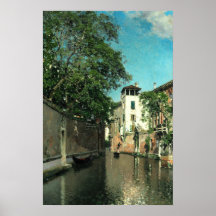  Europees stadsgezicht schilderij