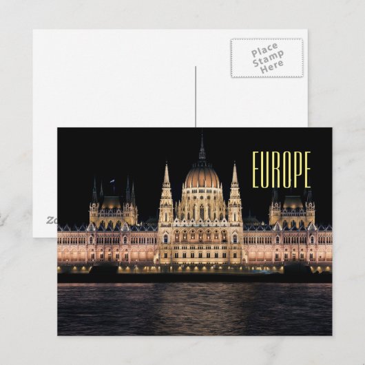 Europees toerisme in de binnenvaart briefkaart (Voorkant / Achterkant)